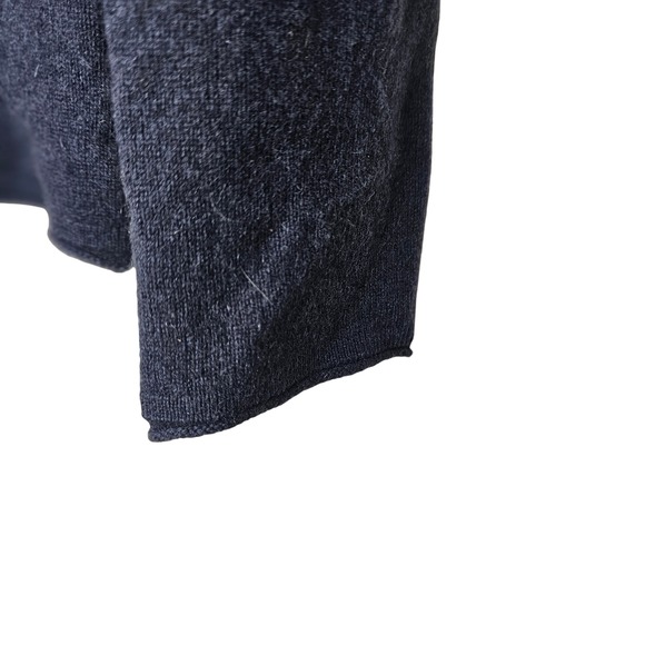 MAGASCHONI 100% Cashmere Turtleneck Sweater Dark Navy Blue Women S - Picture 4 of 10